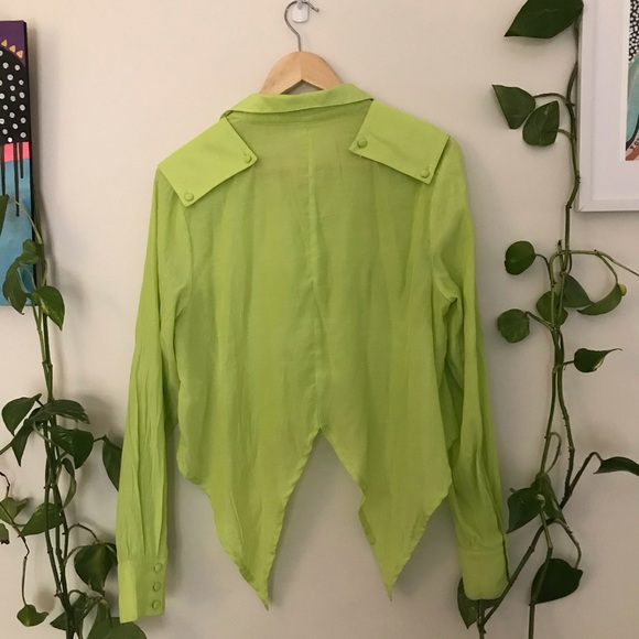 Auguste Lime Green Shirt - Picture 3 of 3